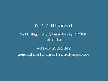A 2 Z Himachal, Shimla