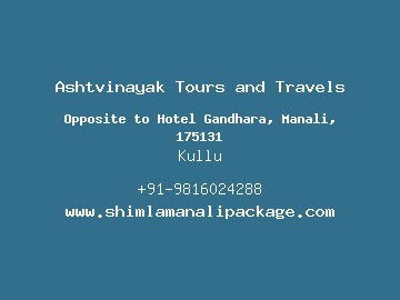 Ashtvinayak Tours and Travels, Kullu
