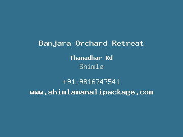 Banjara Orchard Retreat, Shimla