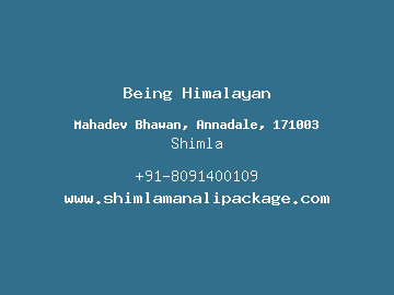 Being Himalayan, Shimla
