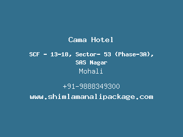 Cama Hotel, Mohali