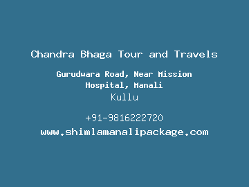 Chandra Bhaga Tour and Travels, Kullu