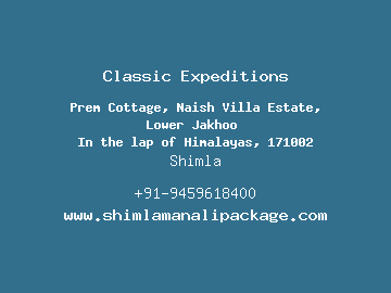 Classic Expeditions, Shimla