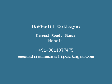 Daffodil Cottages, Manali
