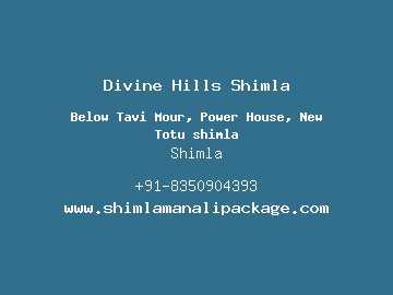 Divine Hills Shimla, Shimla