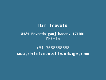 Him Travels, Shimla
