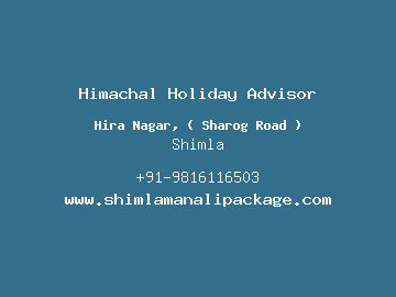 Himachal Holiday Advisor, Shimla