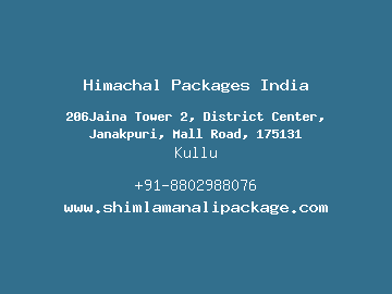 Himachal Packages India, Kullu