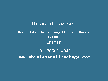Himachal Taxicom, Shimla