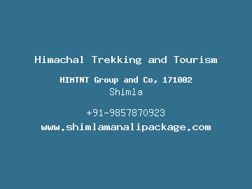 Himachal Trekking and Tourism, Shimla