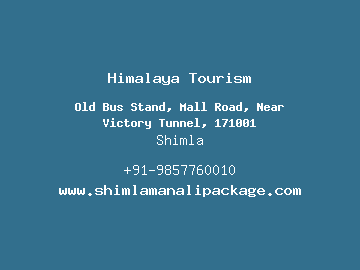 Himalaya Tourism, Shimla