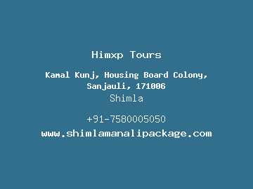 Himxp Tours, Shimla