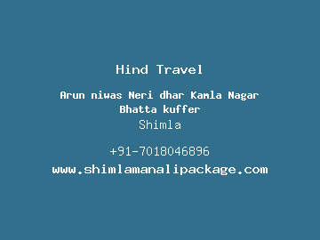 Hind Travel, Shimla