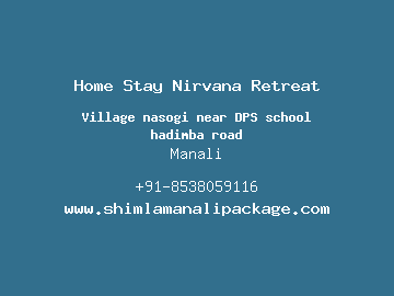 Home Stay Nirvana Retreat, Manali