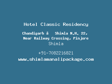 Hotel Classic Residency, Shimla