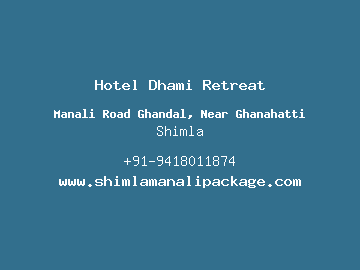 Hotel Dhami Retreat, Shimla