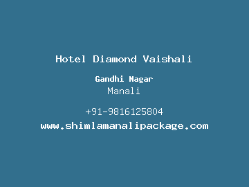 Hotel Diamond Vaishali, Manali
