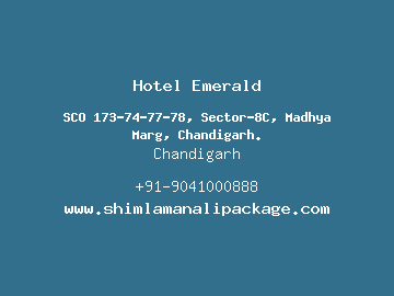 Hotel Emerald, Chandigarh