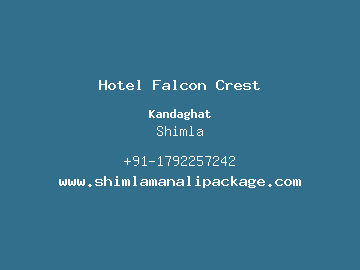 Hotel Falcon Crest, Shimla