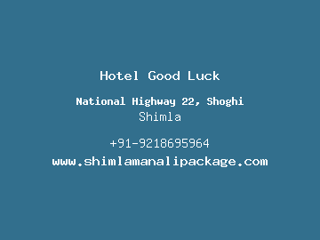 Hotel Good Luck, Shimla