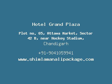 Hotel Grand Plaza, Chandigarh