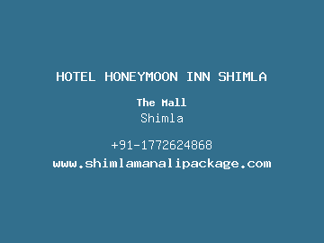 HOTEL HONEYMOON INN SHIMLA, Shimla