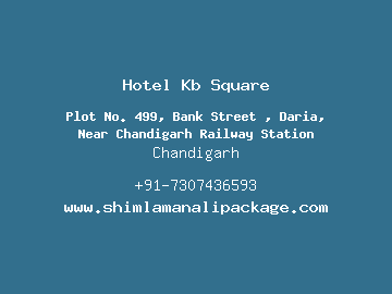 Hotel Kb Square, Chandigarh