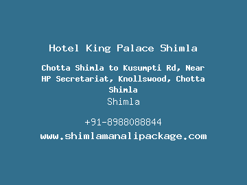 Hotel King Palace Shimla, Shimla