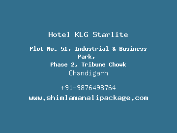 Hotel KLG Starlite, Chandigarh