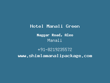 Hotel Manali Green, Manali