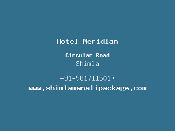 Hotel Meridian, Shimla