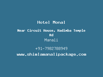 Hotel Monal, Manali