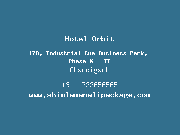 Hotel Orbit, Chandigarh