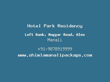 Hotel Park Residency, Manali