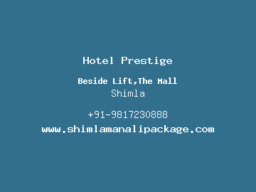 Hotel Prestige, Shimla