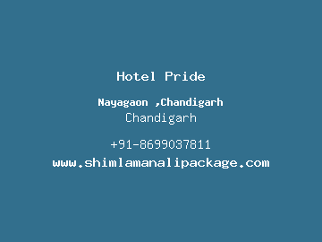 Hotel Pride, Chandigarh