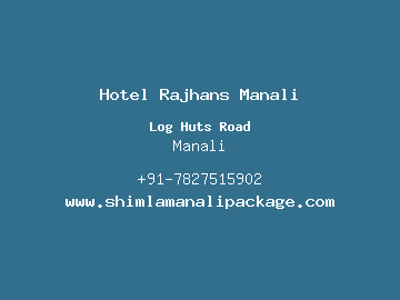 Hotel Rajhans Manali, Manali