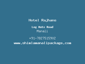 Hotel Rajhans, Manali