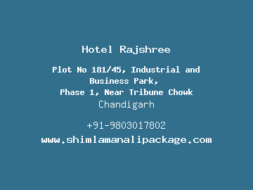 Hotel Rajshree, Chandigarh