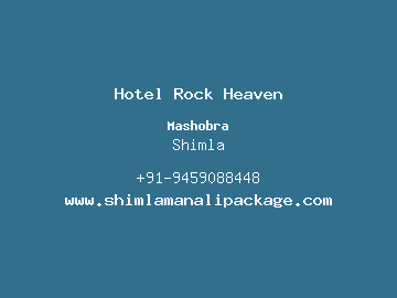 Hotel Rock Heaven, Shimla
