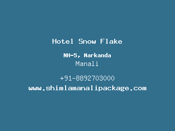 Hotel Snow Flake, Manali
