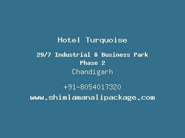 Hotel Turquoise, Chandigarh