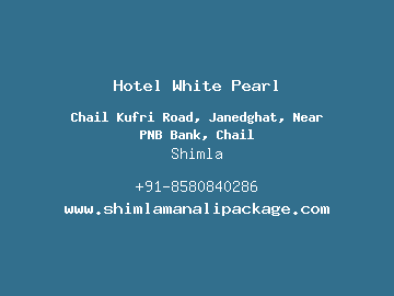 Hotel White Pearl, Shimla