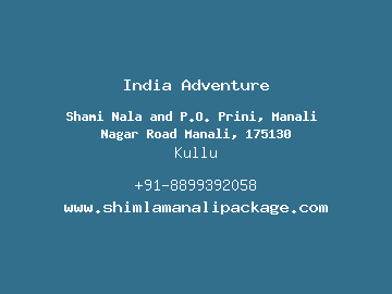 India Adventure, Kullu