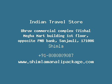 Indian Travel Store, Shimla
