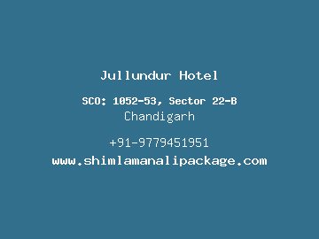 Jullundur Hotel, Chandigarh