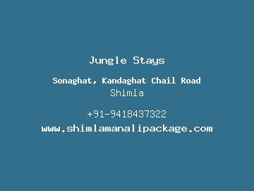 Jungle Stays, Shimla