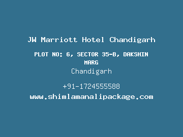 JW Marriott Hotel Chandigarh, Chandigarh