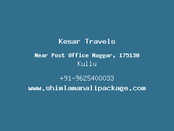 Kesar Travels, Kullu