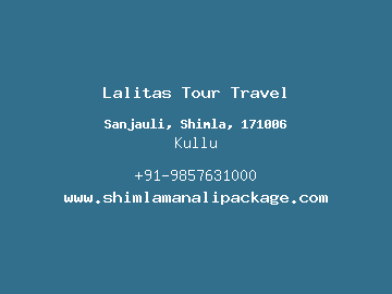 Lalitas Tour Travel, Shimla